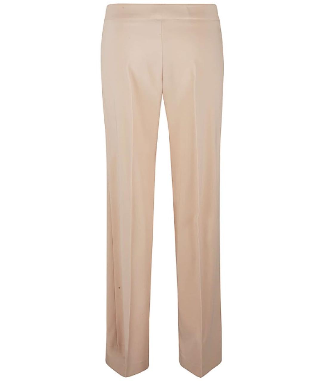 D.EXTERIOR Бежевые полиэстеровые прямые брюки, фото 2