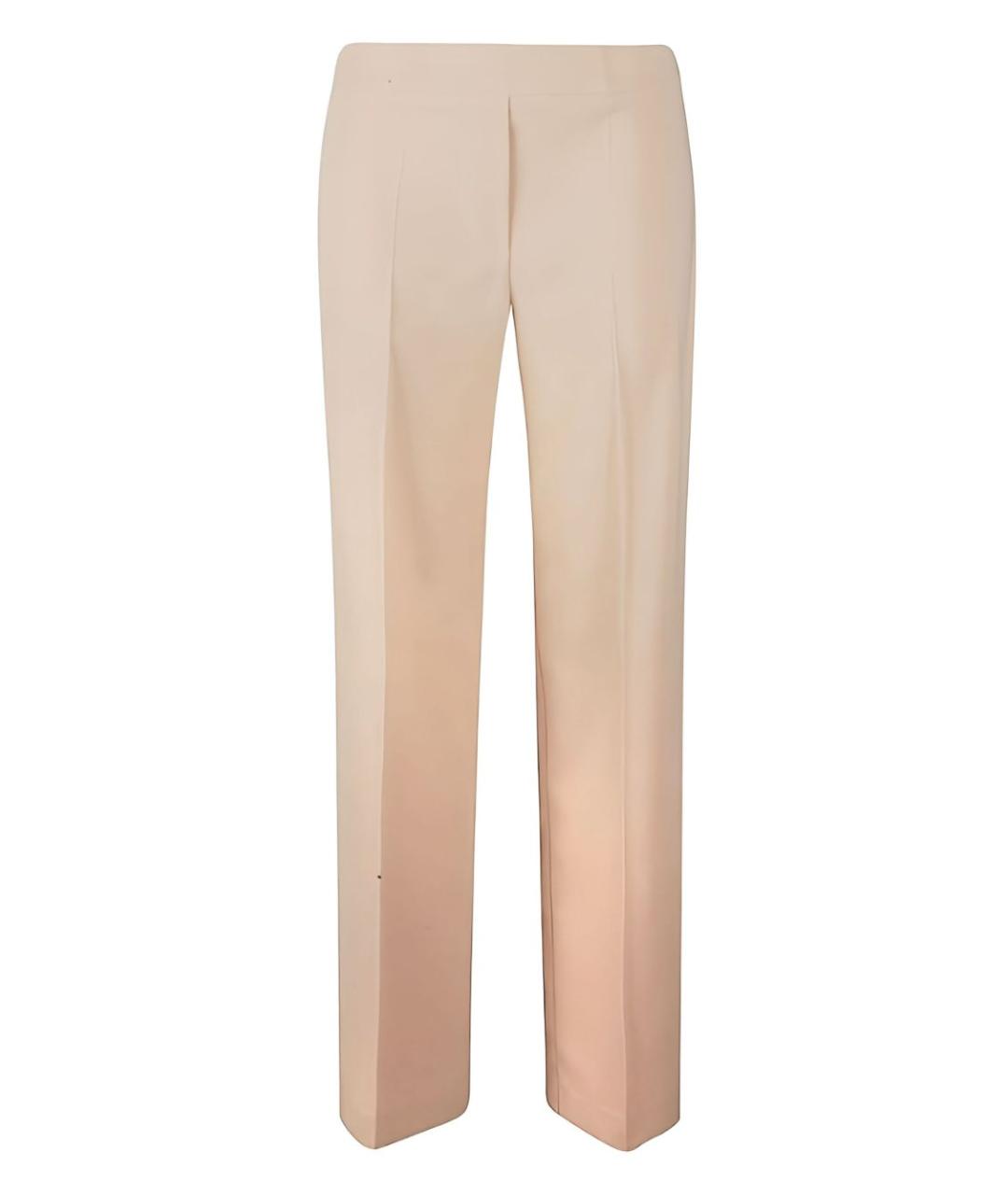 D.EXTERIOR Бежевые полиэстеровые прямые брюки, фото 3
