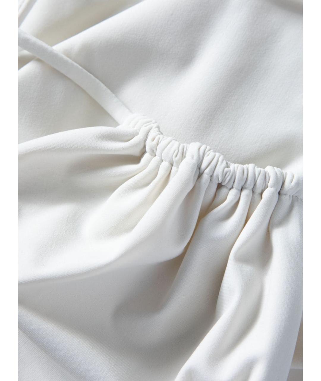 SAINT LAURENT Белый полиамидовый купальник, фото 3