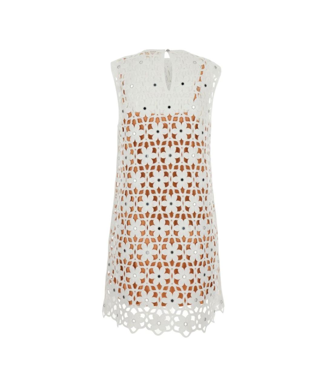 MICHAEL KORS Белое полиэстеровое повседневное платье, фото 2