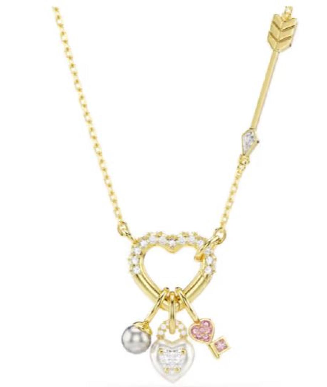 SWAROVSKI Золотая металлическая подвеска, фото 1