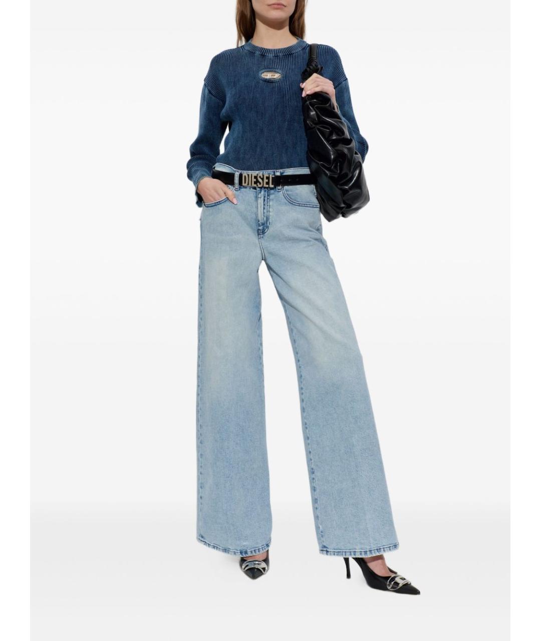 DIESEL Синий хлопковый джемпер / свитер, фото 4