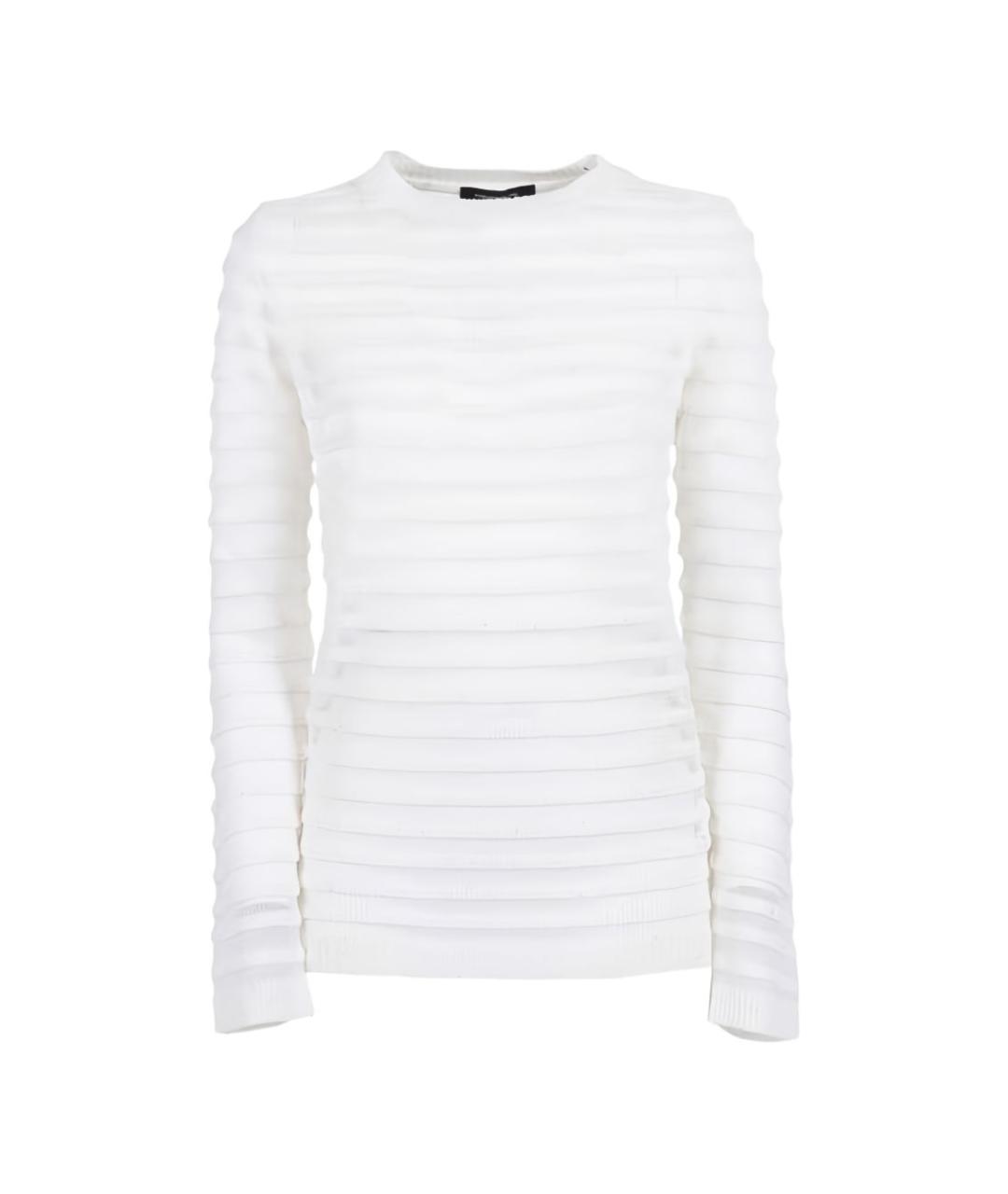 FABIANA FILIPPI Белый хлопковый джемпер / свитер, фото 3