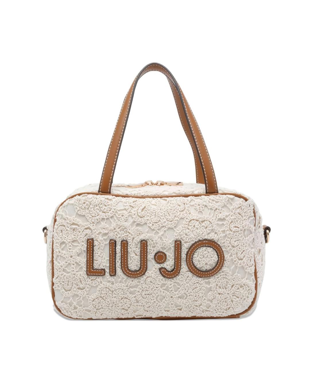 LIU JO Белая сумка через плечо, фото 4