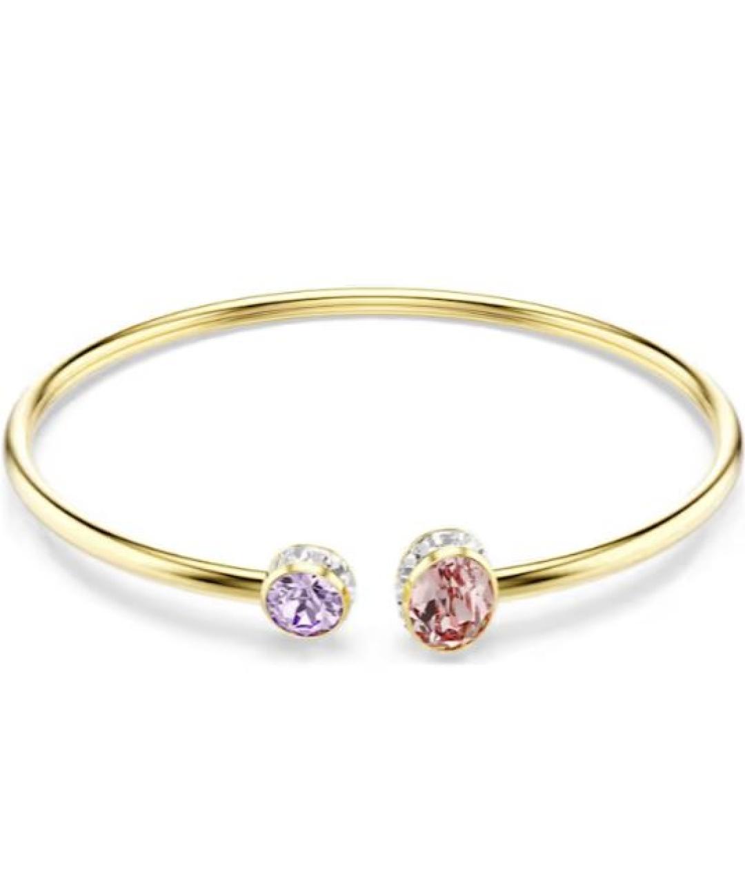 SWAROVSKI Золотой металлический браслет, фото 1