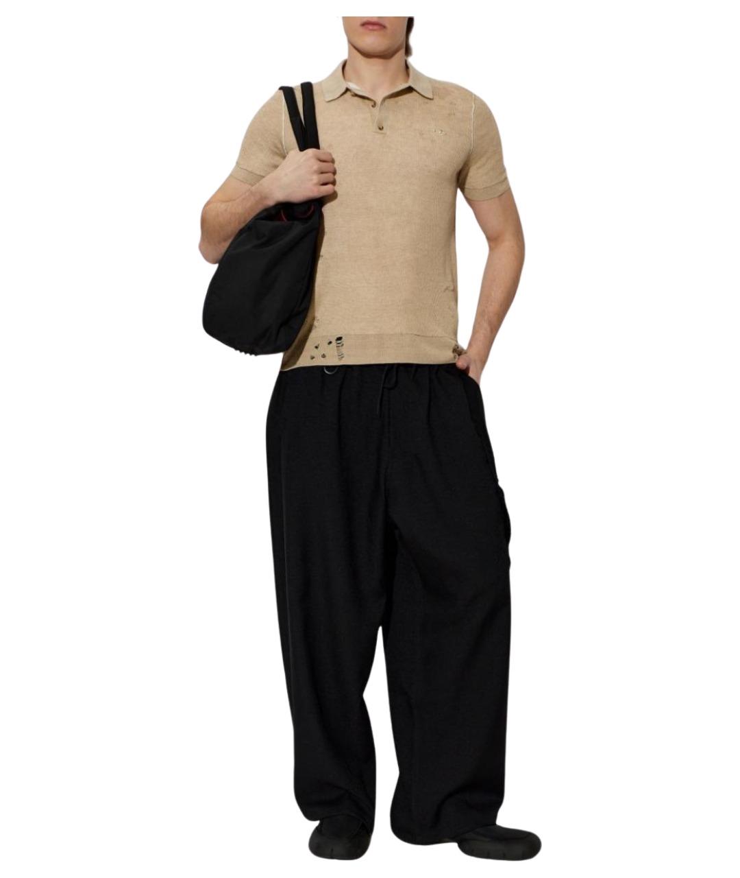 DIESEL Бежевое поло с коротким рукавом, фото 3