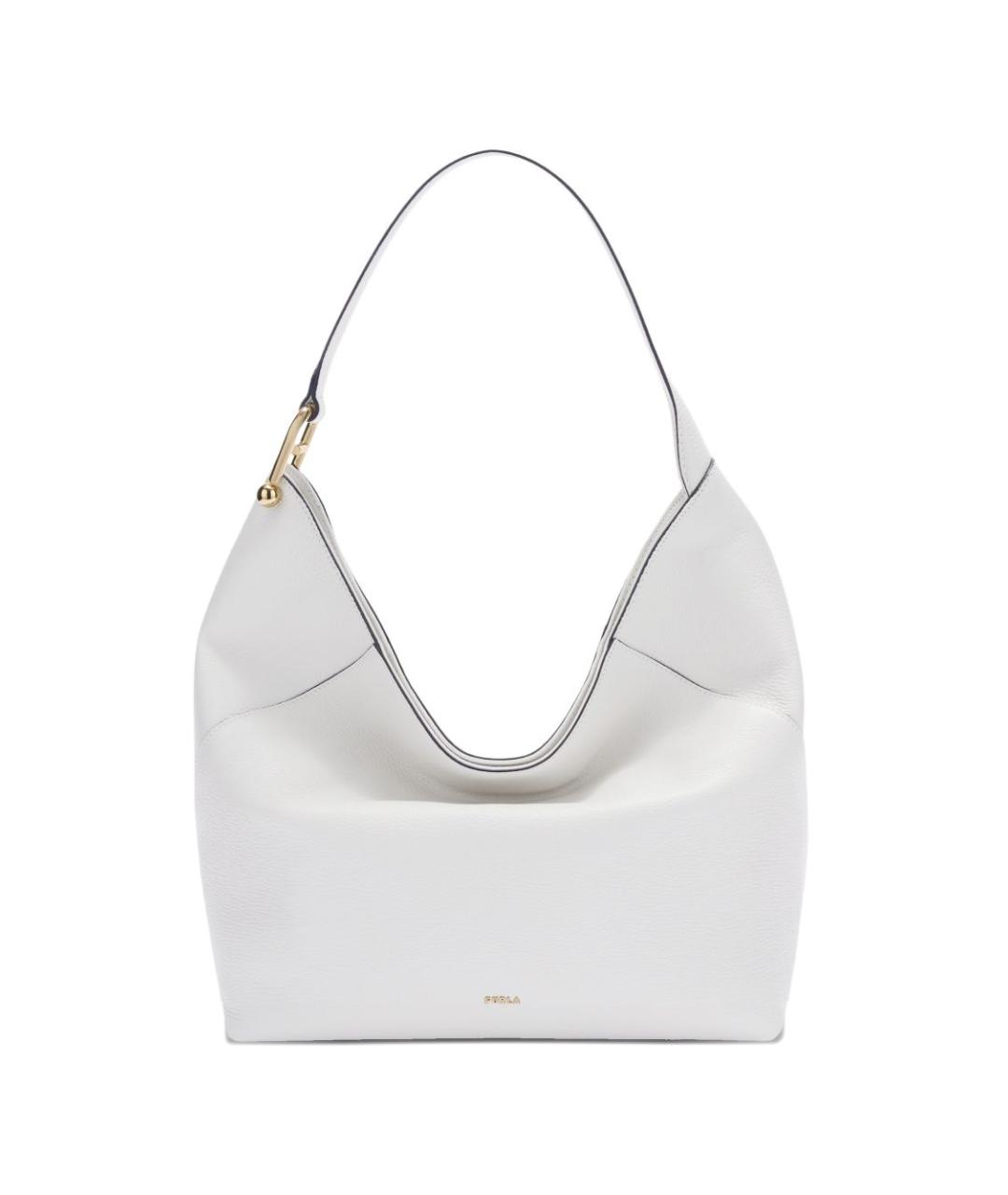 FURLA Белая кожаная сумка тоут, фото 1