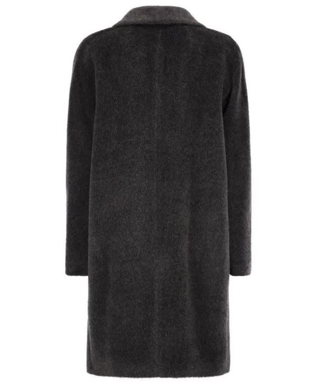 'S MAX MARA Черное шерстяное пальто, фото 6