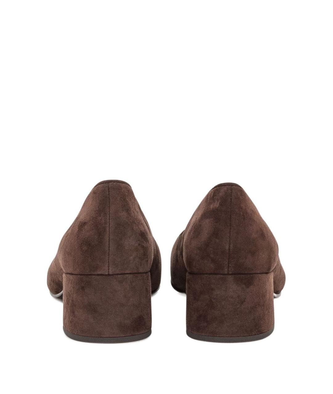 TORY BURCH Коричневые замшевые туфли, фото 3