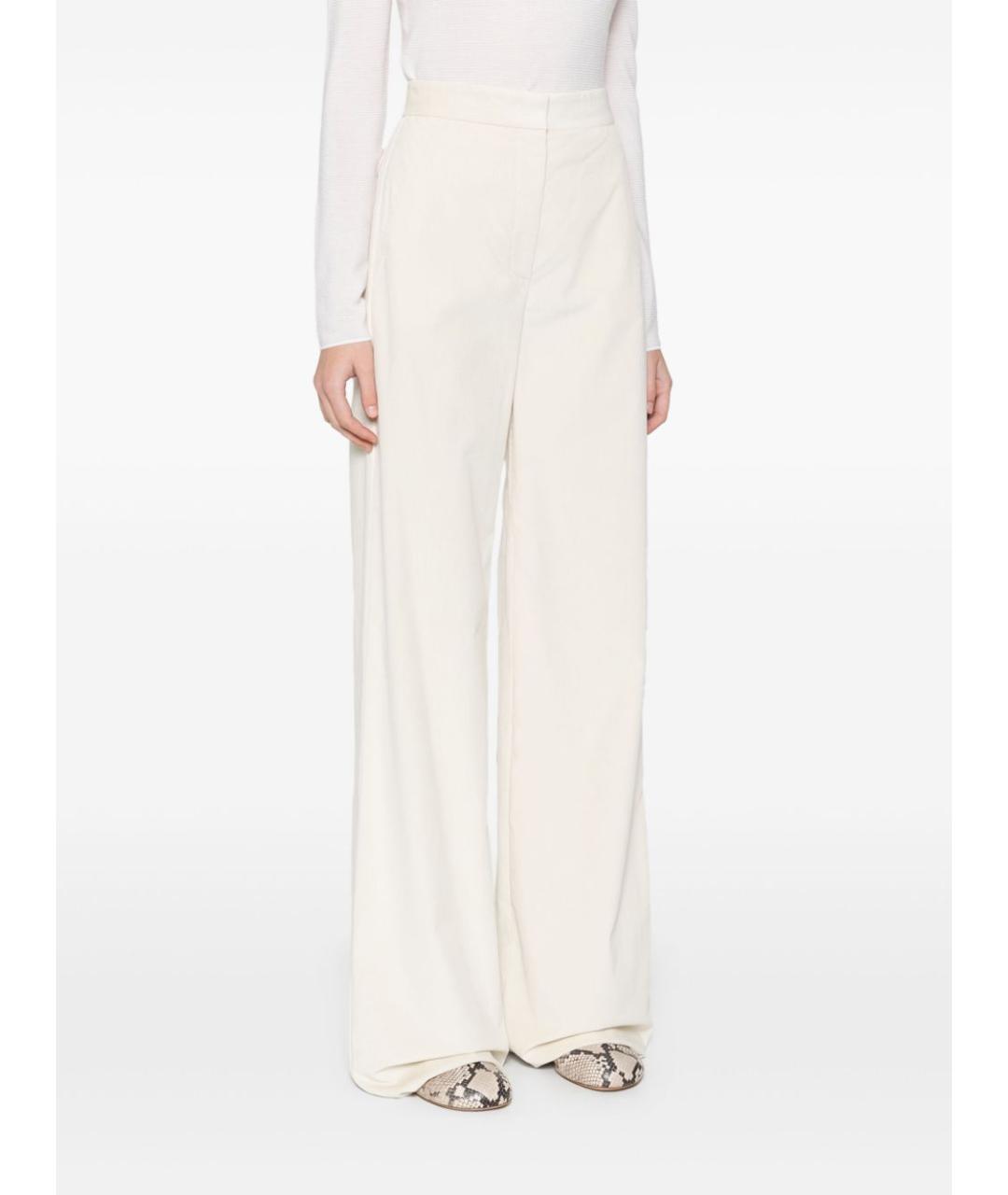 MAX MARA Розовые вискозные брюки широкие, фото 5