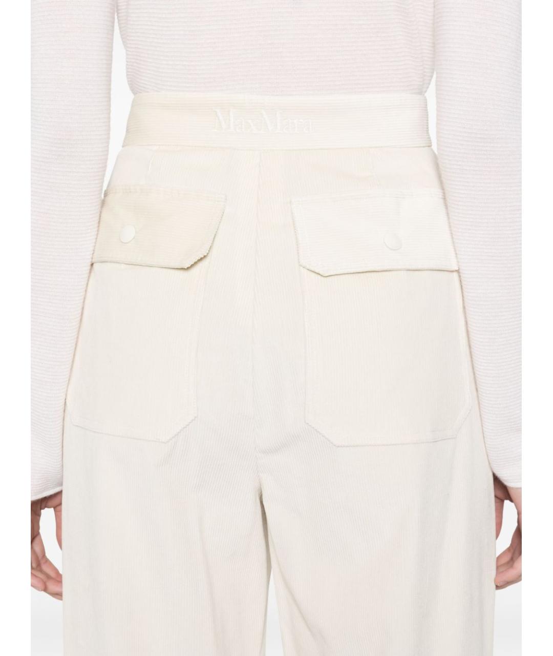 MAX MARA Розовые вискозные брюки широкие, фото 4