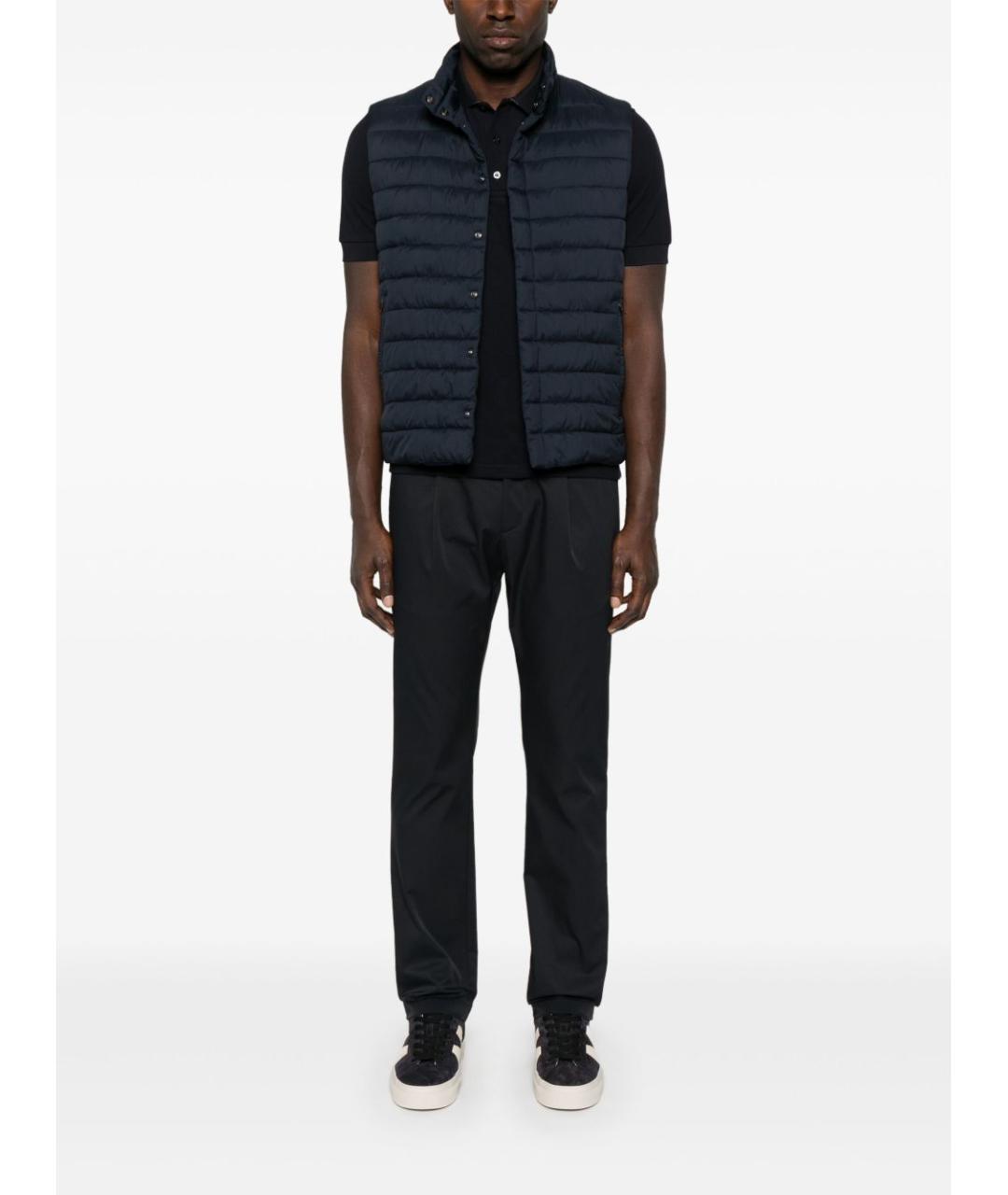 HERNO Синие повседневные брюки, фото 4