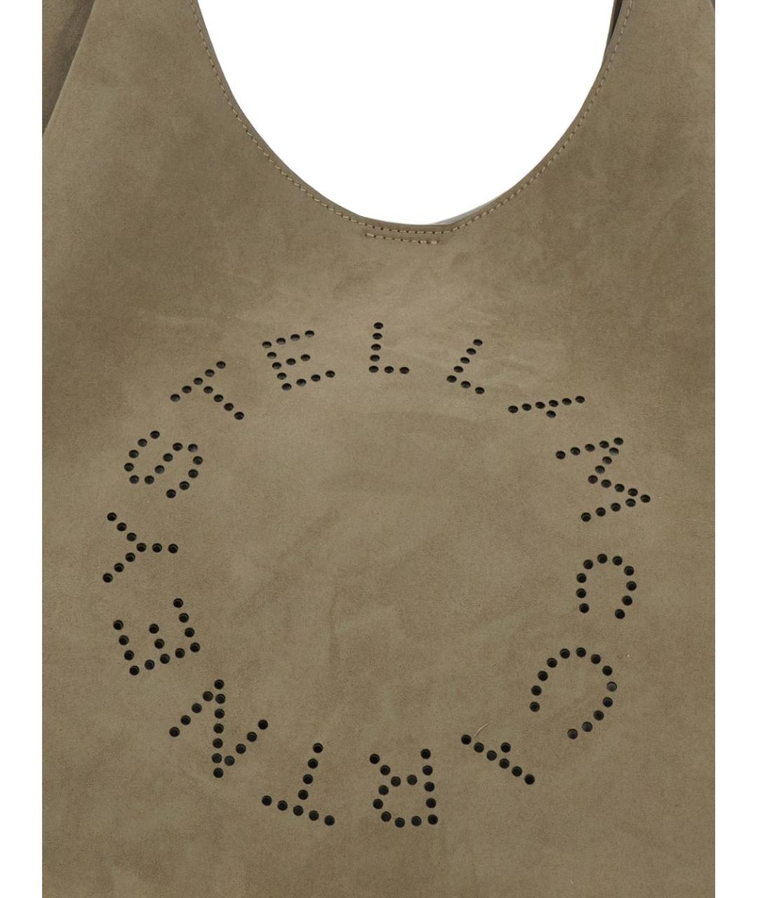 STELLA MCCARTNEY Хаки синтетическая сумка через плечо, фото 3