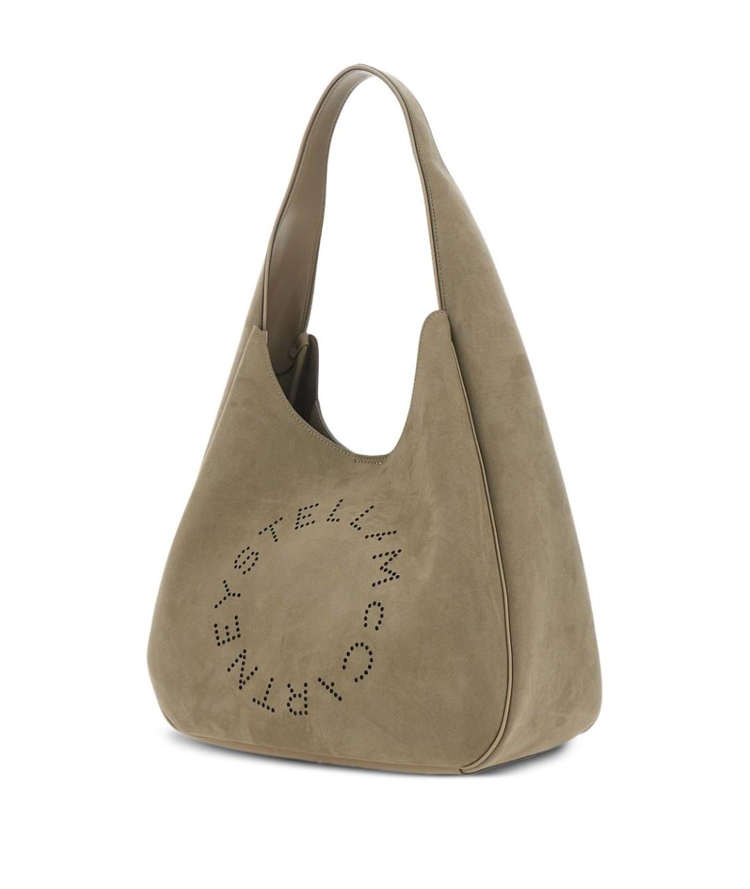 STELLA MCCARTNEY Хаки синтетическая сумка через плечо, фото 2