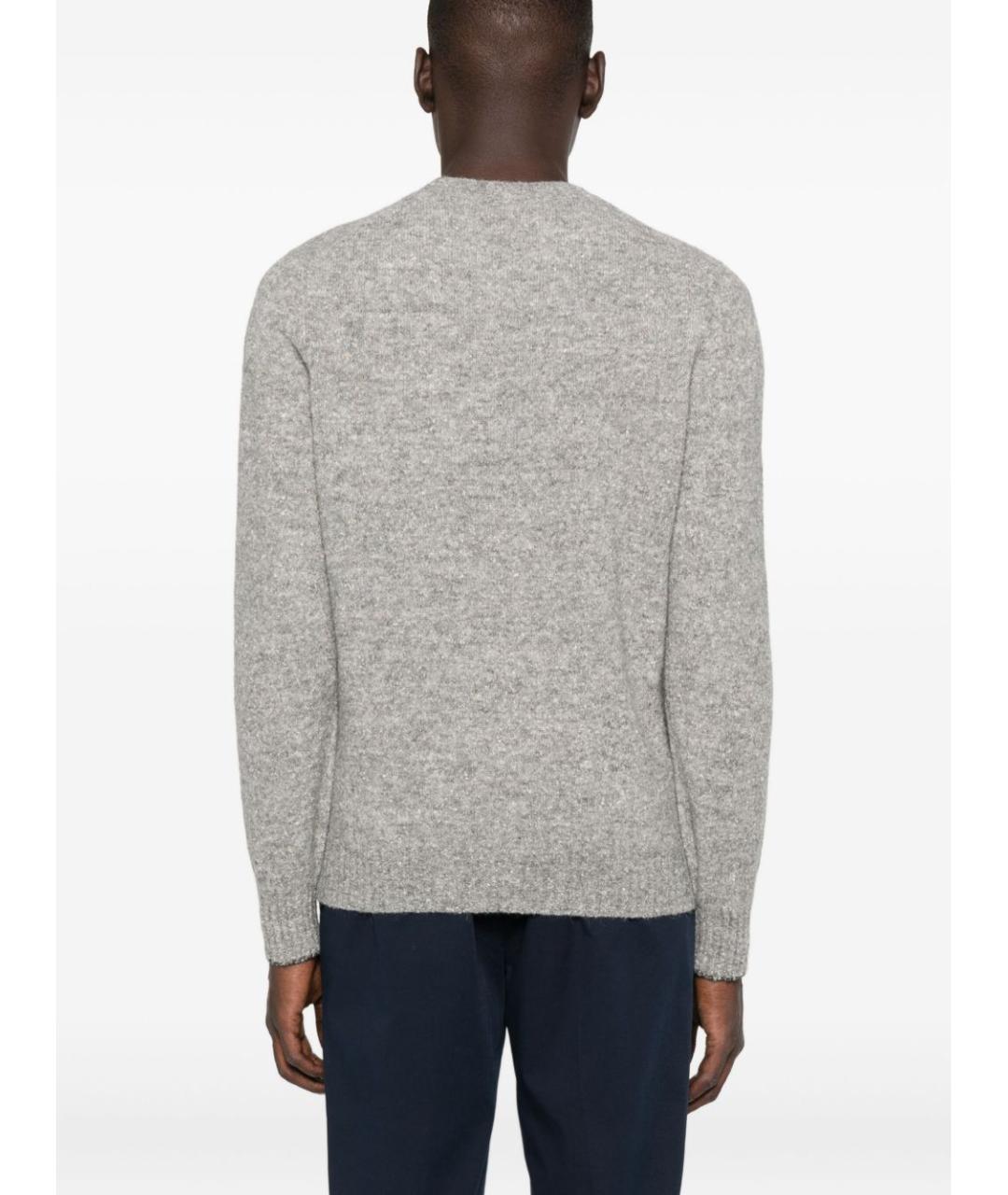 BRUNELLO CUCINELLI Серый шерстяной джемпер / свитер, фото 5