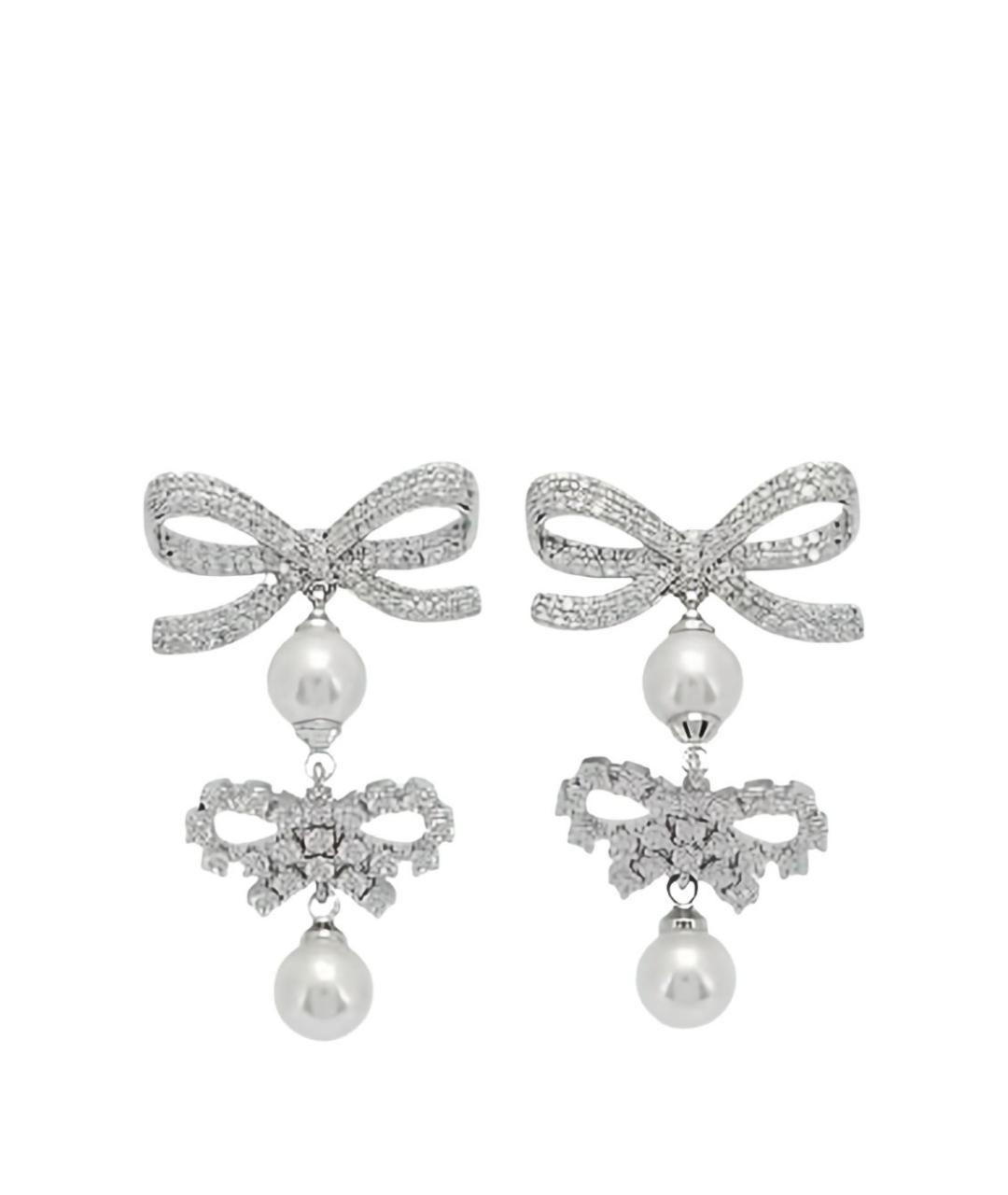 SELF-PORTRAIT Серебряные металлические серьги, фото 1