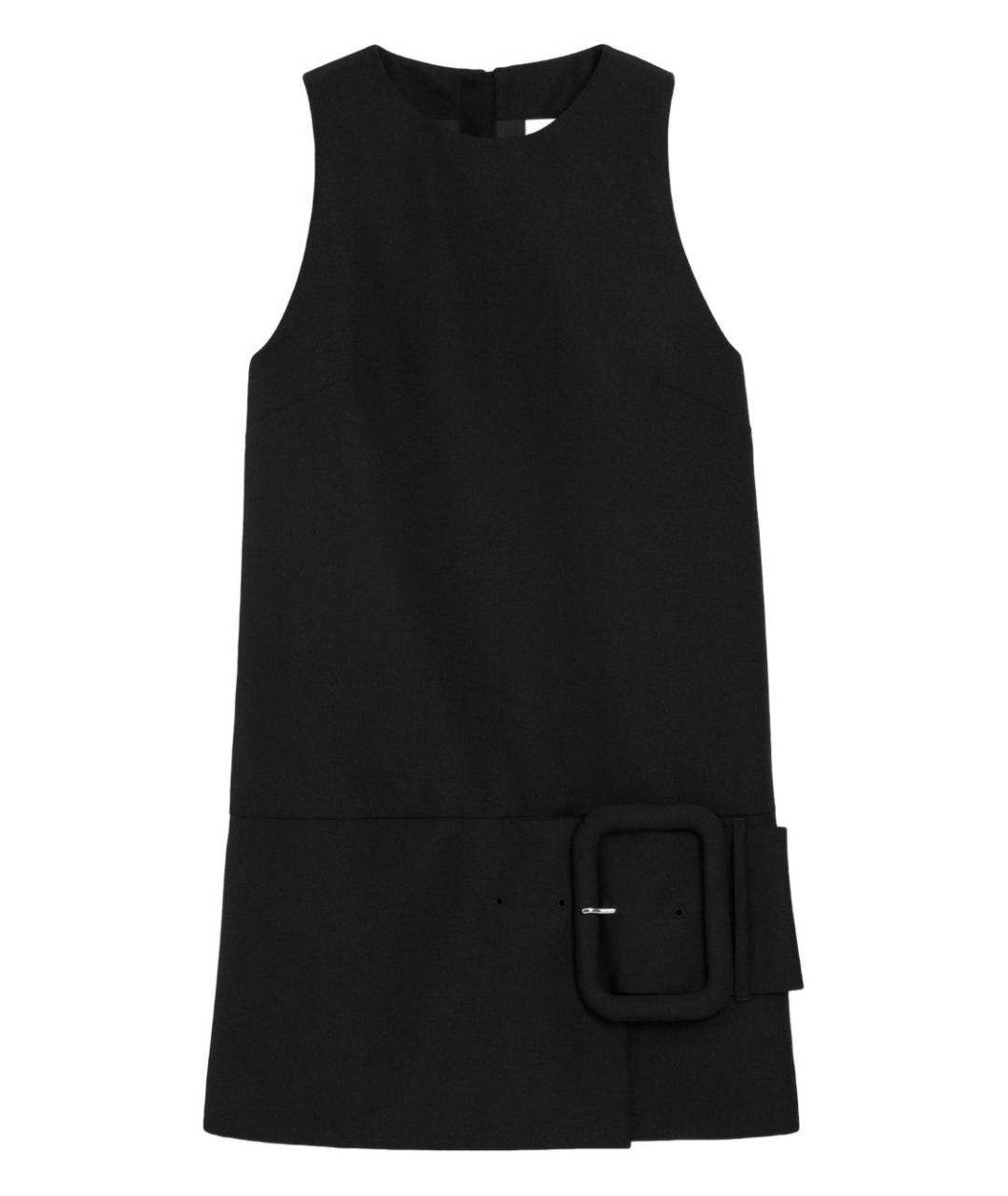 Ami Paris Черное шерстяное повседневное платье, фото 1