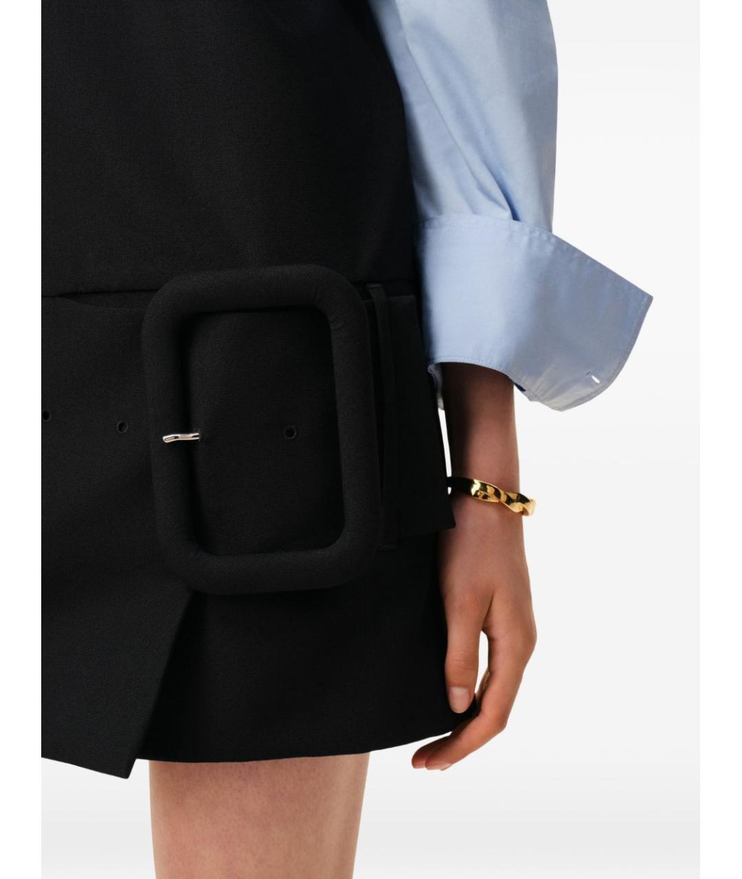 Ami Paris Черное шерстяное повседневное платье, фото 2