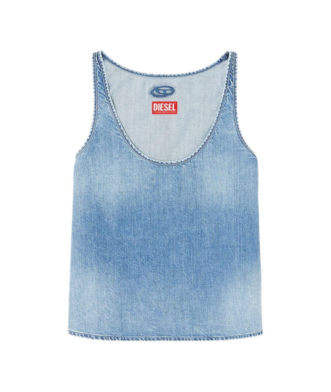 DIESEL Синяя майка, фото 1