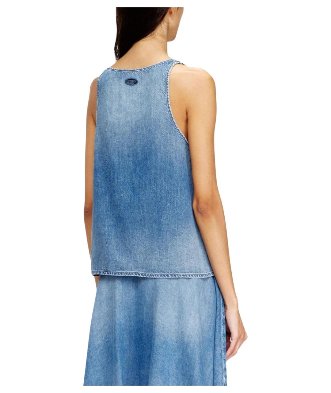 DIESEL Синяя майка, фото 2