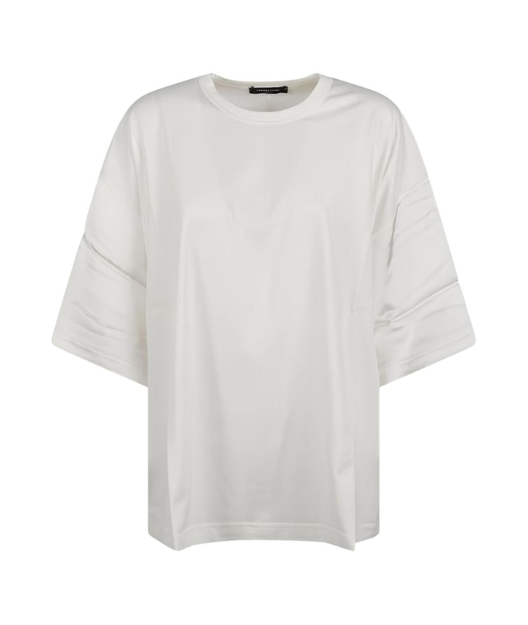 FABIANA FILIPPI Белая хлопковая футболка, фото 2