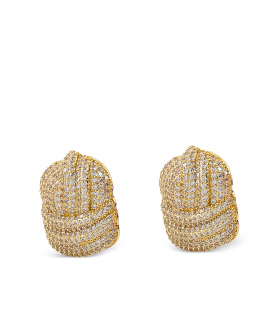 SELF-PORTRAIT Золотые латунные серьги, фото 1