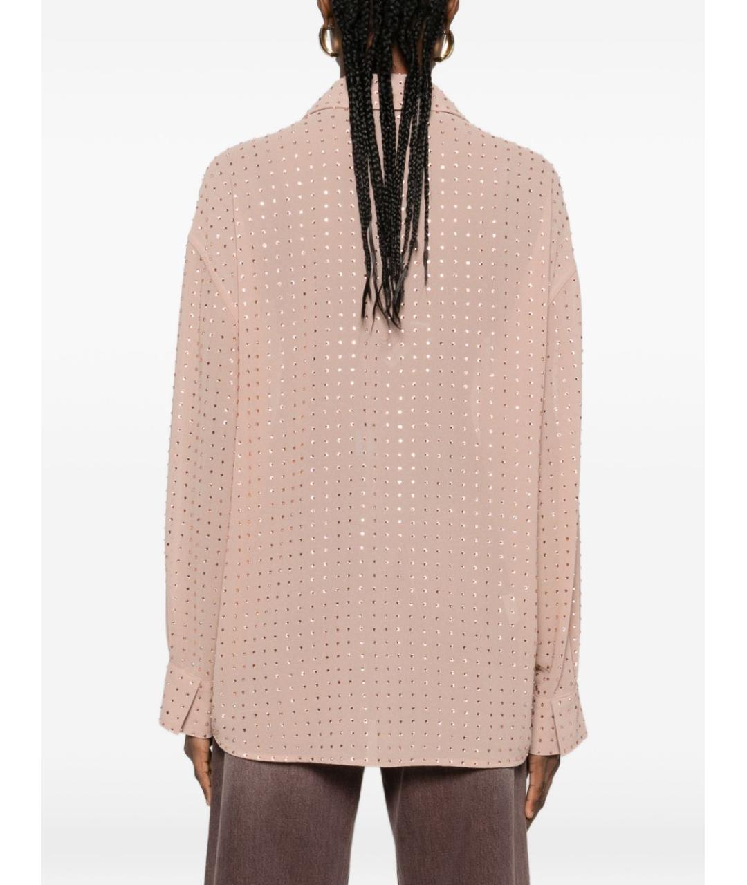 PINKO Розовая полиэстеровая рубашка, фото 3