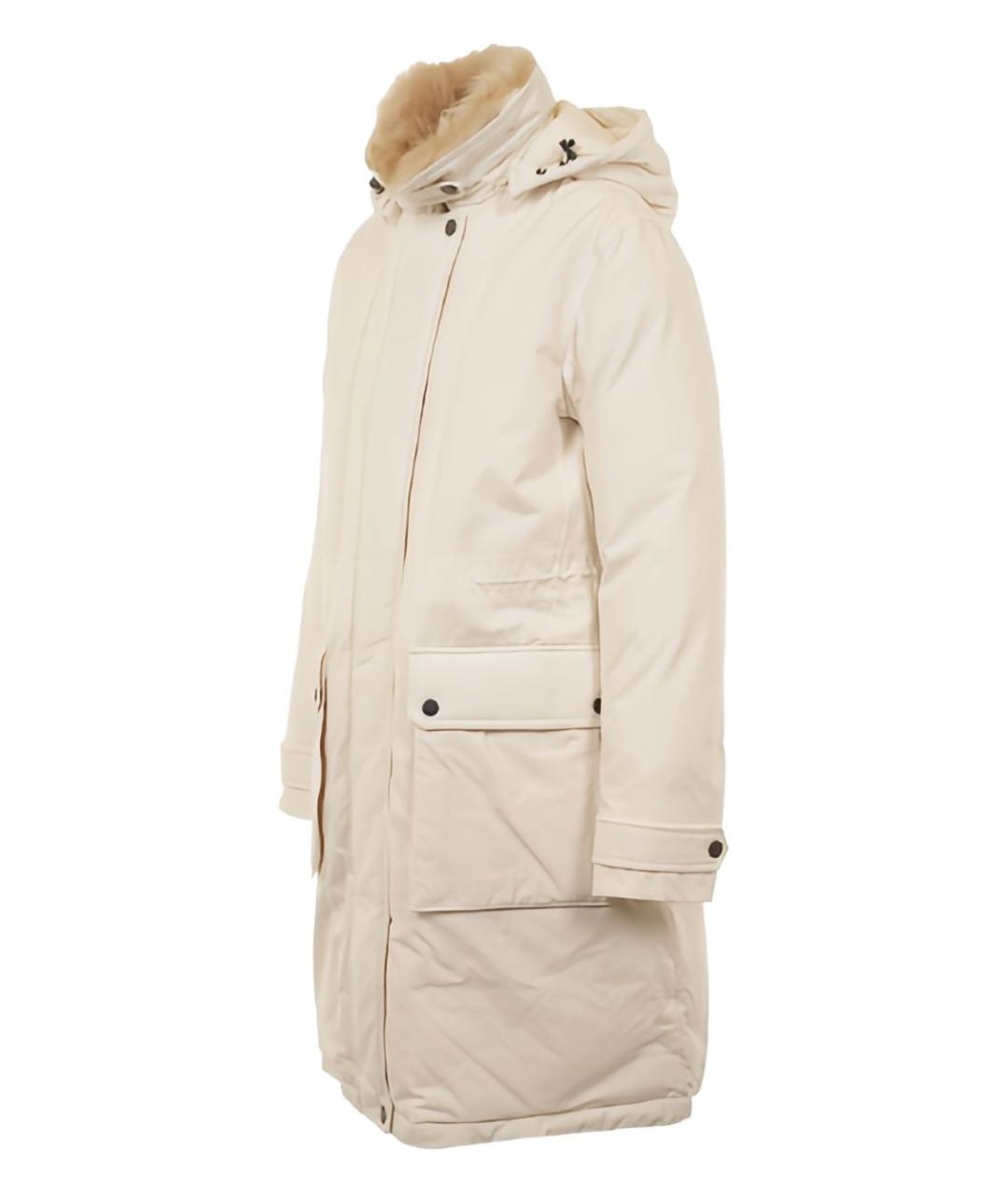 WOOLRICH Бежевая хлопковая парка, фото 3