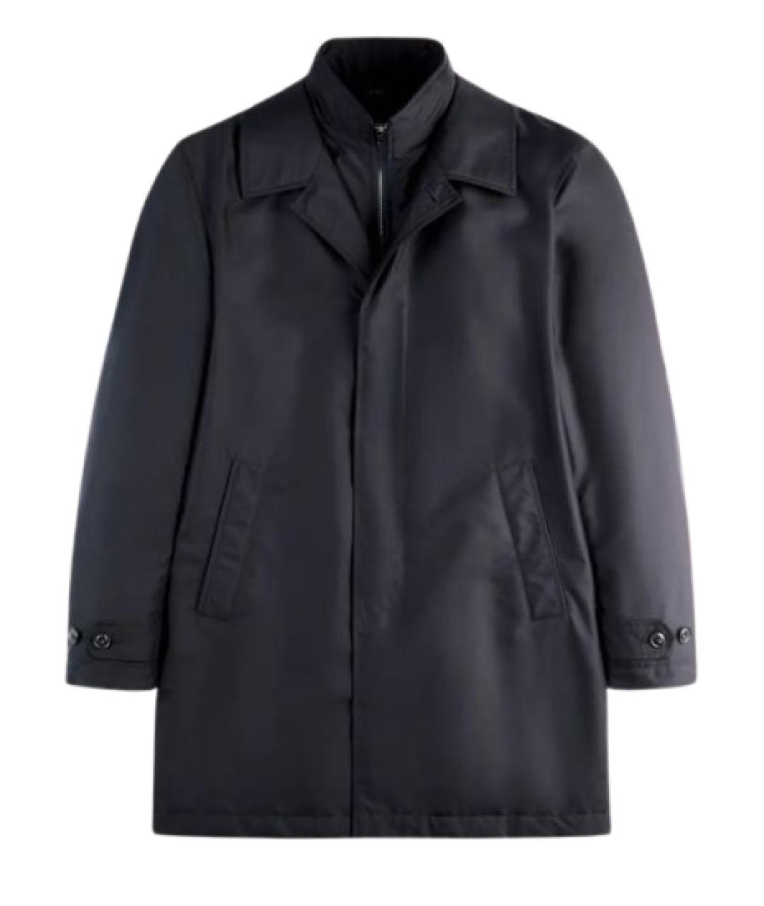 FAY Темно-синяя полиэстеровая куртка, фото 1