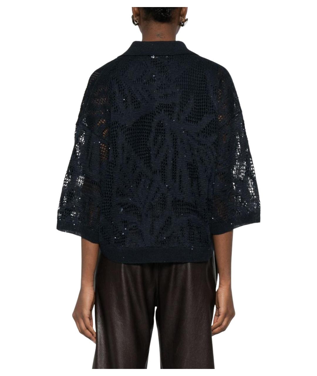 BRUNELLO CUCINELLI Черная футболка, фото 4