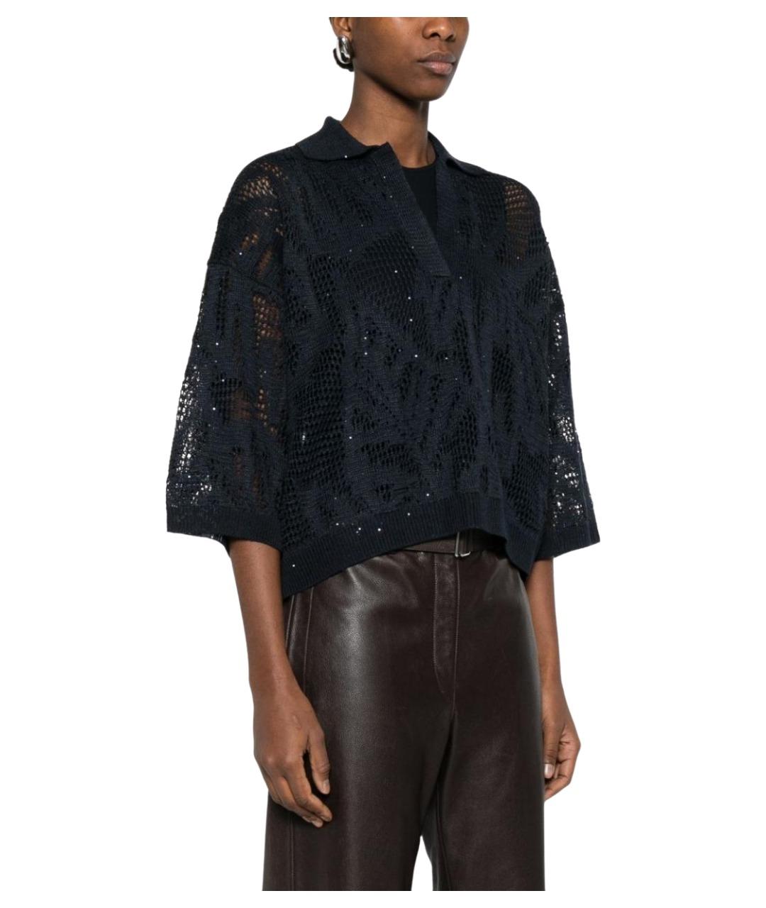 BRUNELLO CUCINELLI Черная футболка, фото 5