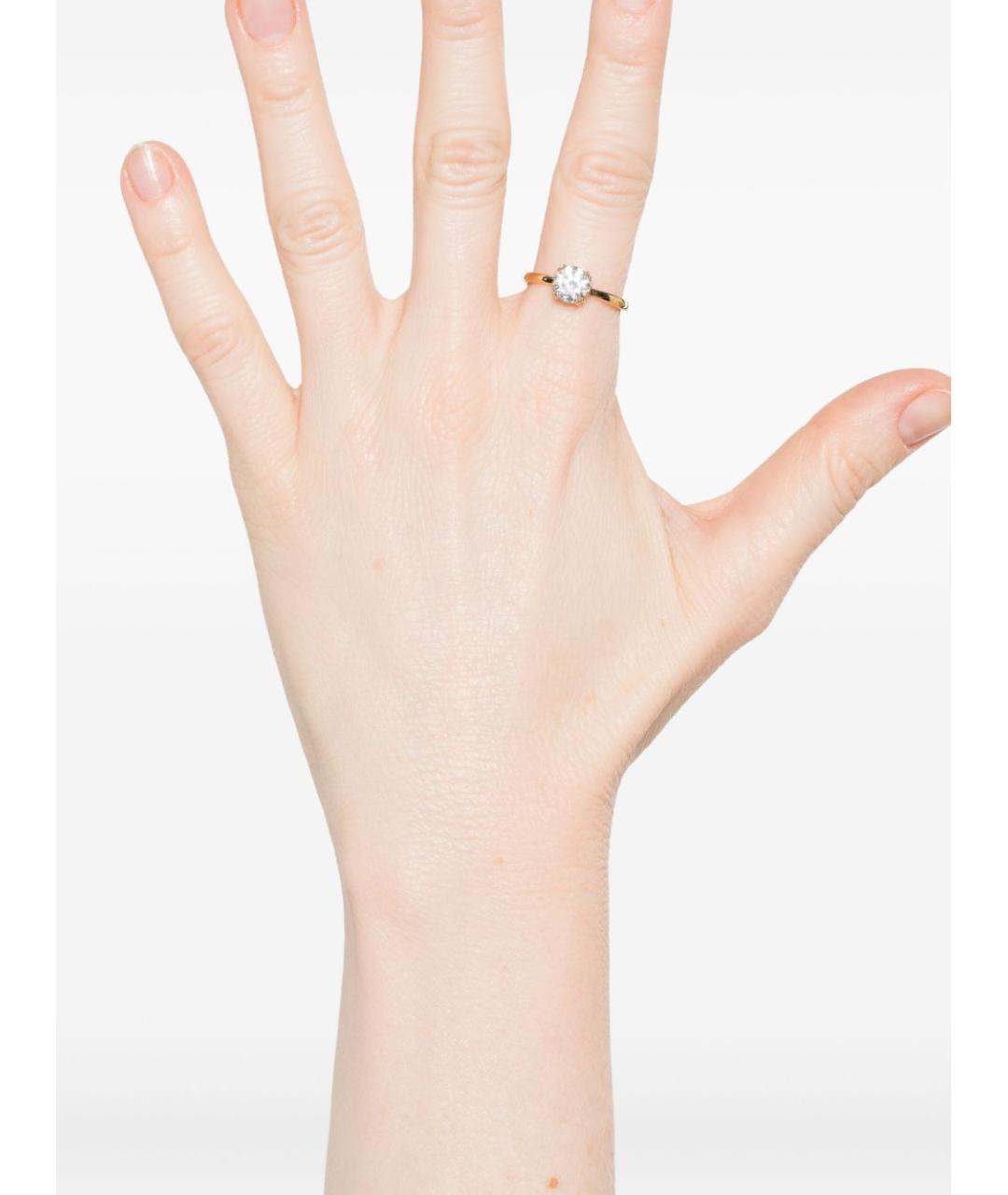 SWAROVSKI Золотое металлическое кольцо, фото 3