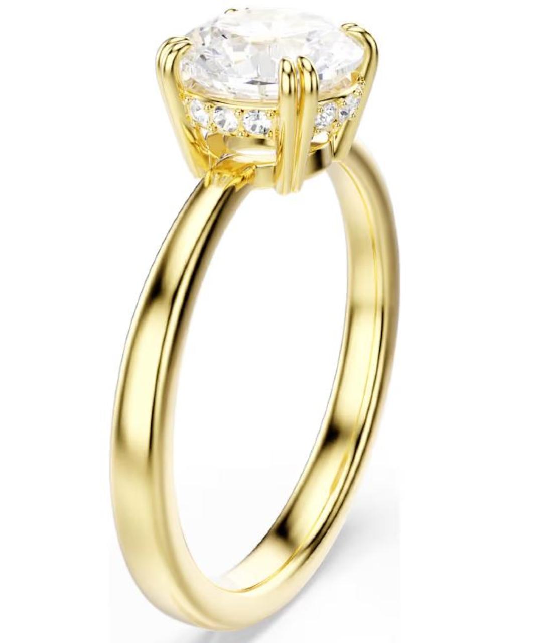 SWAROVSKI Золотое металлическое кольцо, фото 2