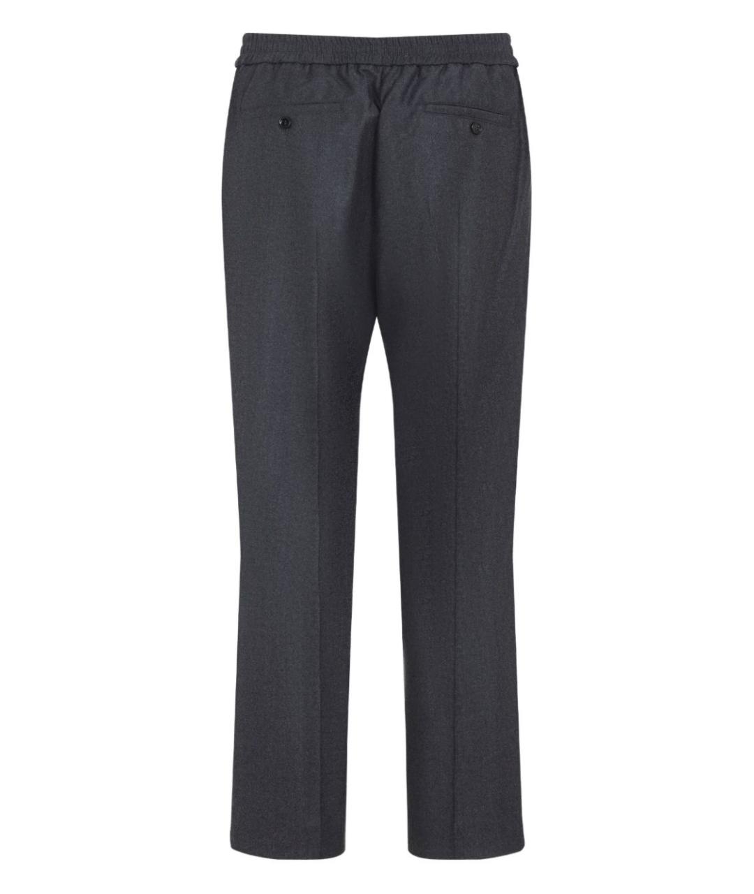 Ami Paris Антрацитовые повседневные брюки, фото 3