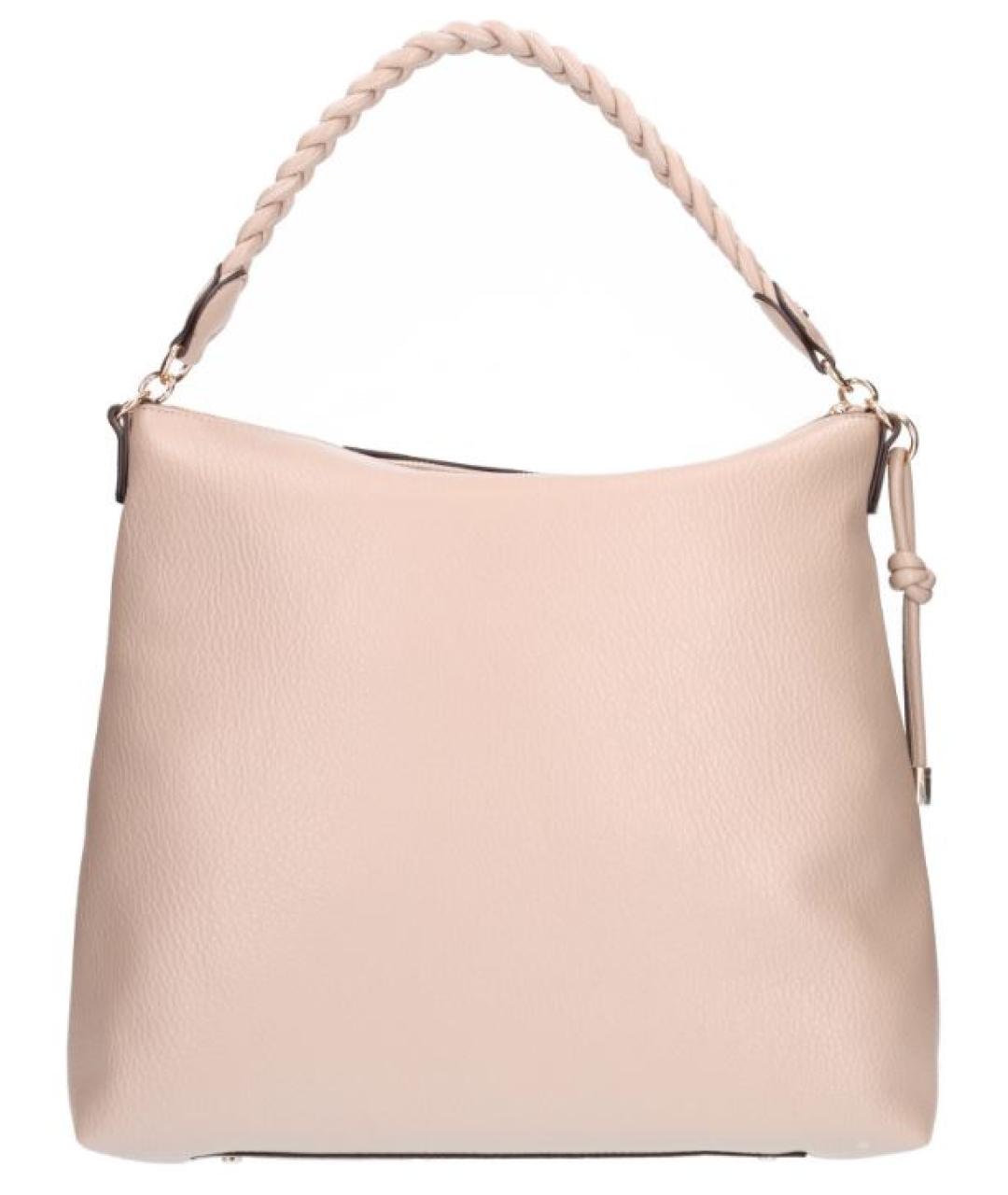 LIU JO Бежевая сумка с короткими ручками из искусственной кожи, фото 2