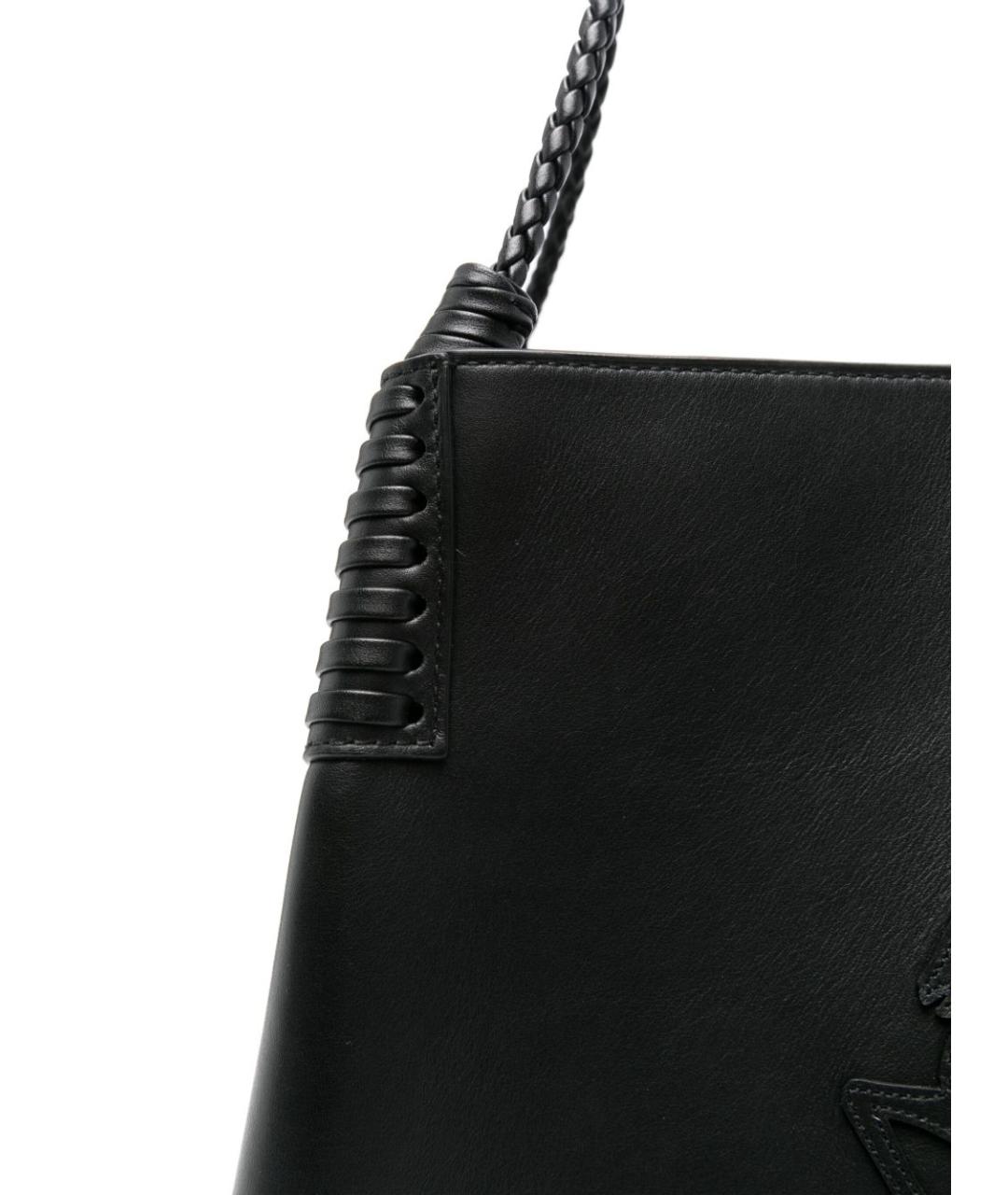 ETRO Черная кожаная сумка тоут, фото 2