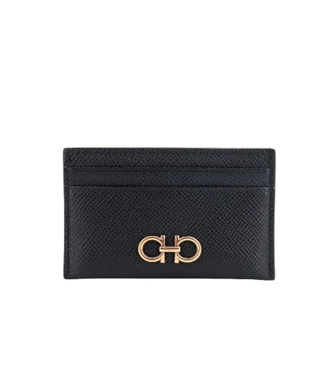 FERRAGAMO Черный кошелек, фото 1