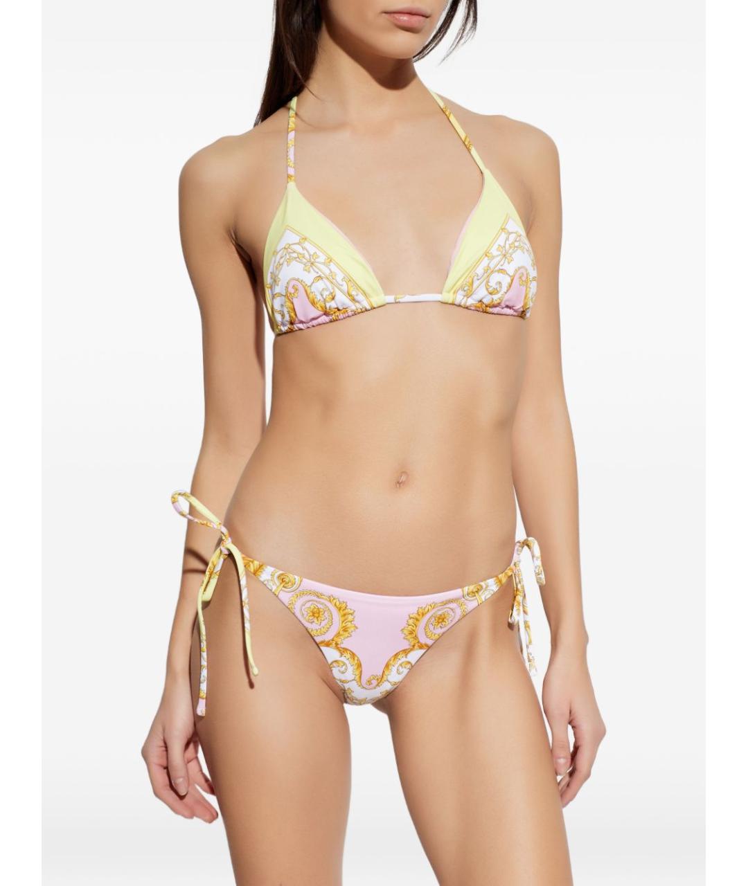 VERSACE Мульти полиамидовый купальник, фото 3