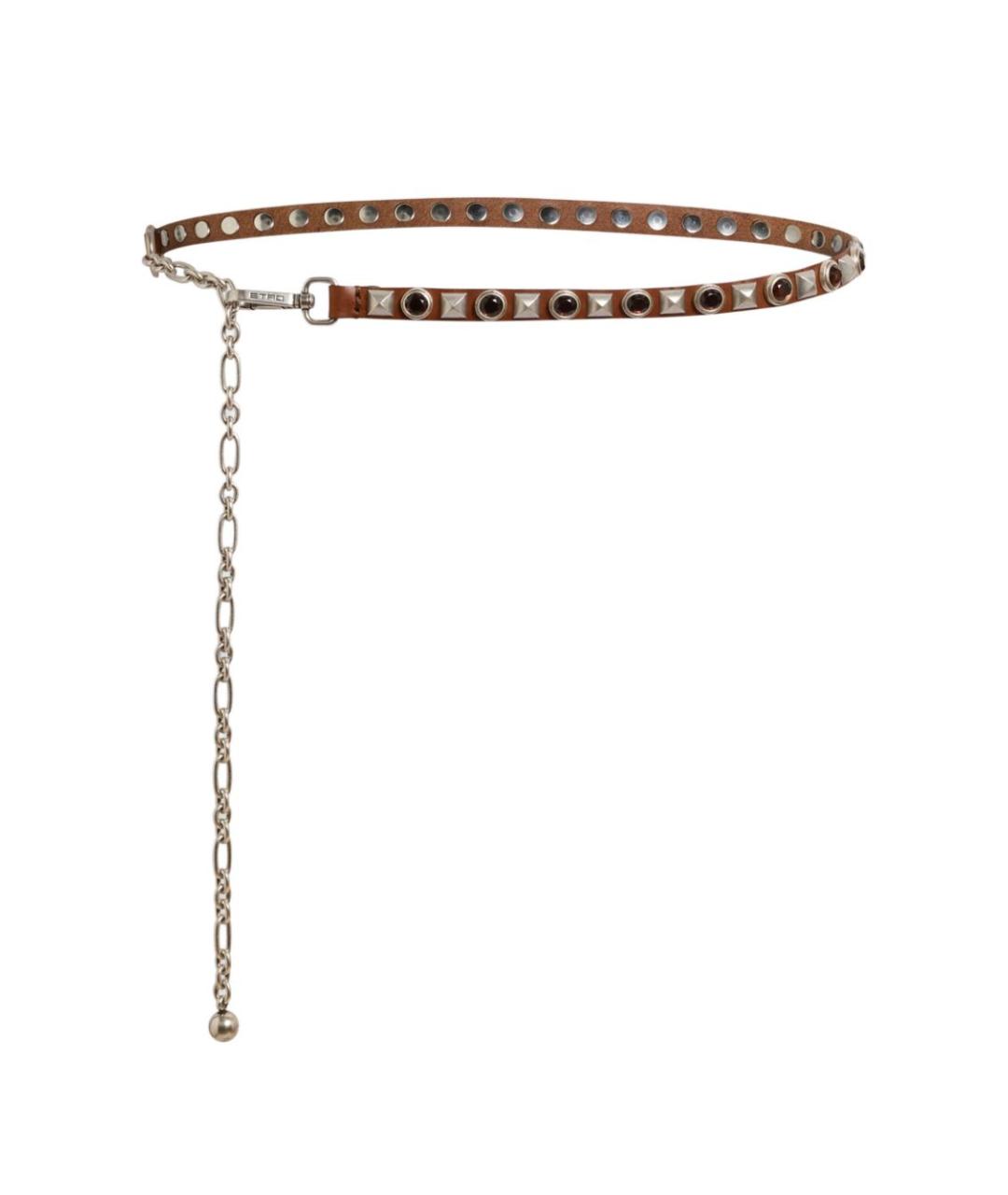 ETRO Коричневый ремень, фото 1