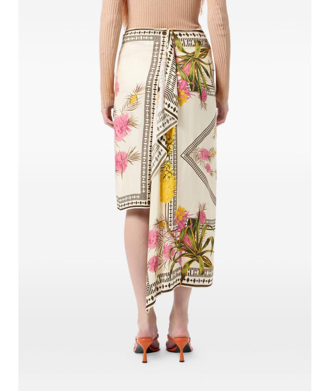 BLUMARINE Мульти юбка миди, фото 3