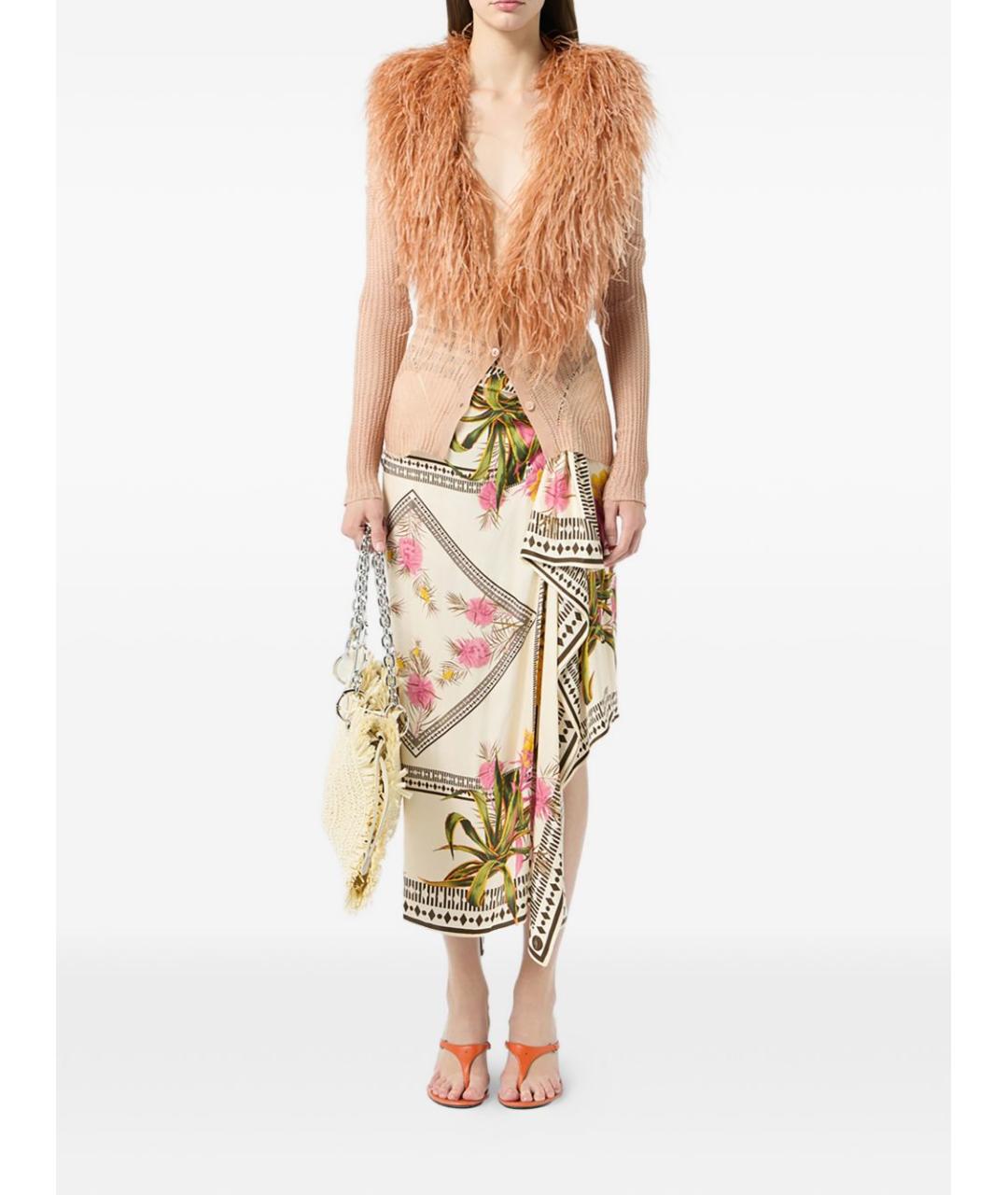 BLUMARINE Мульти юбка миди, фото 4