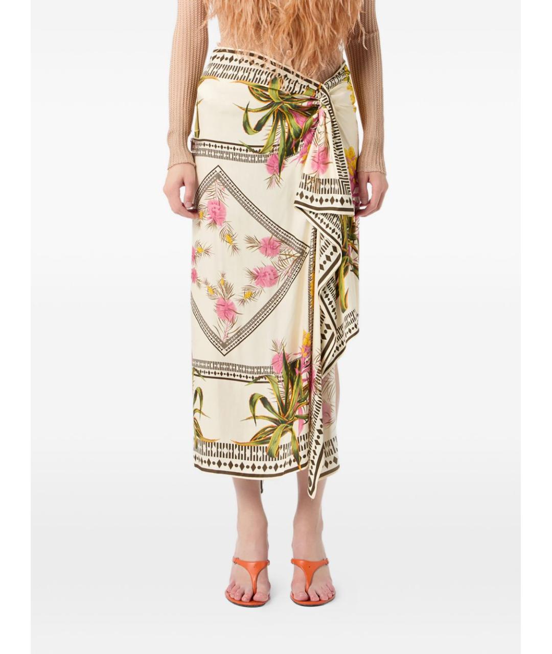 BLUMARINE Мульти юбка миди, фото 5