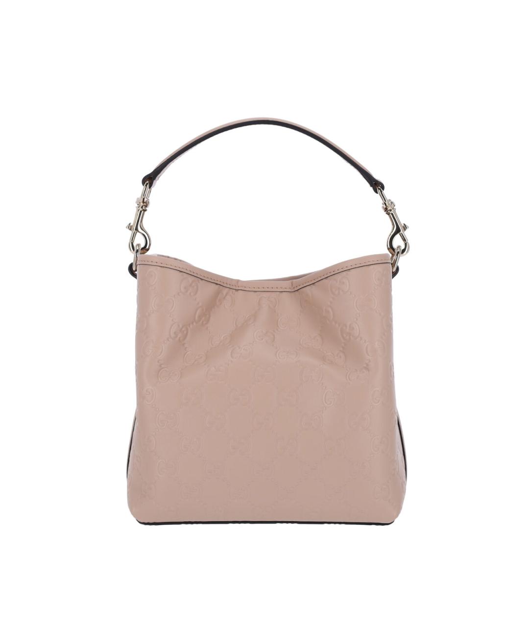 GUCCI Розовая кожаная сумка через плечо, фото 3