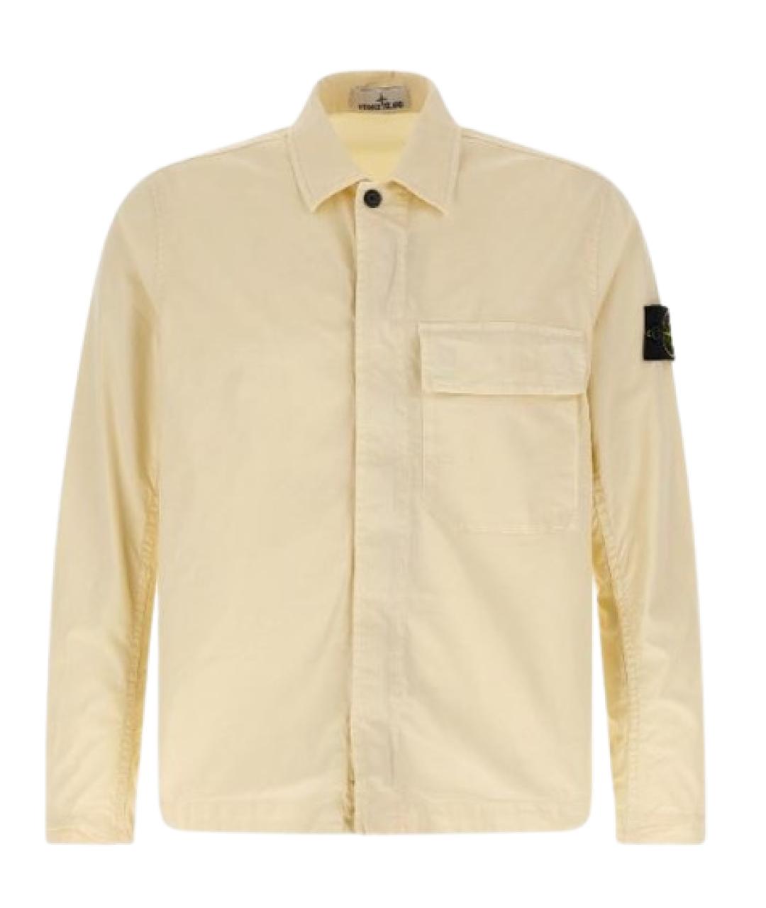 STONE ISLAND Белая куртка, фото 1