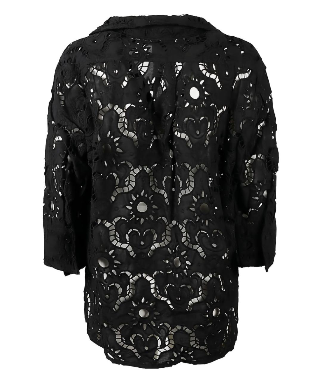 FARM RIO Черная хлопковая рубашка, фото 3