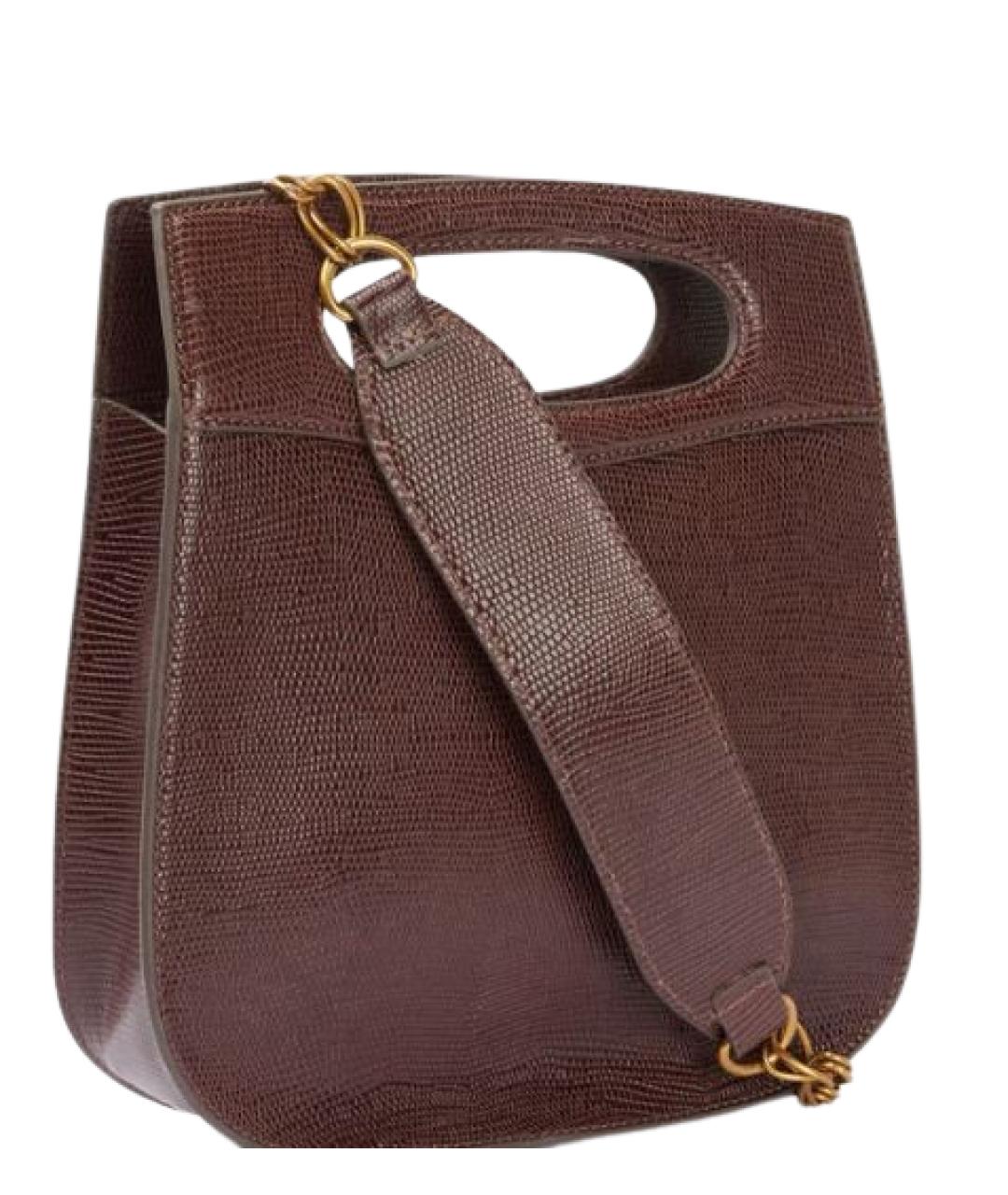 SOEUR Коричневая сумка с короткими ручками, фото 2