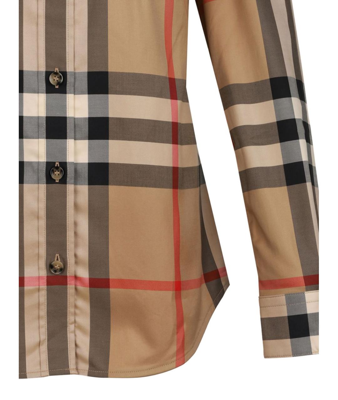 BURBERRY Бежевая рубашка, фото 4