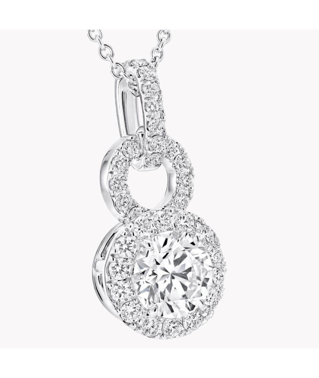 GRAFF Белая подвеска из белого золота, фото 4