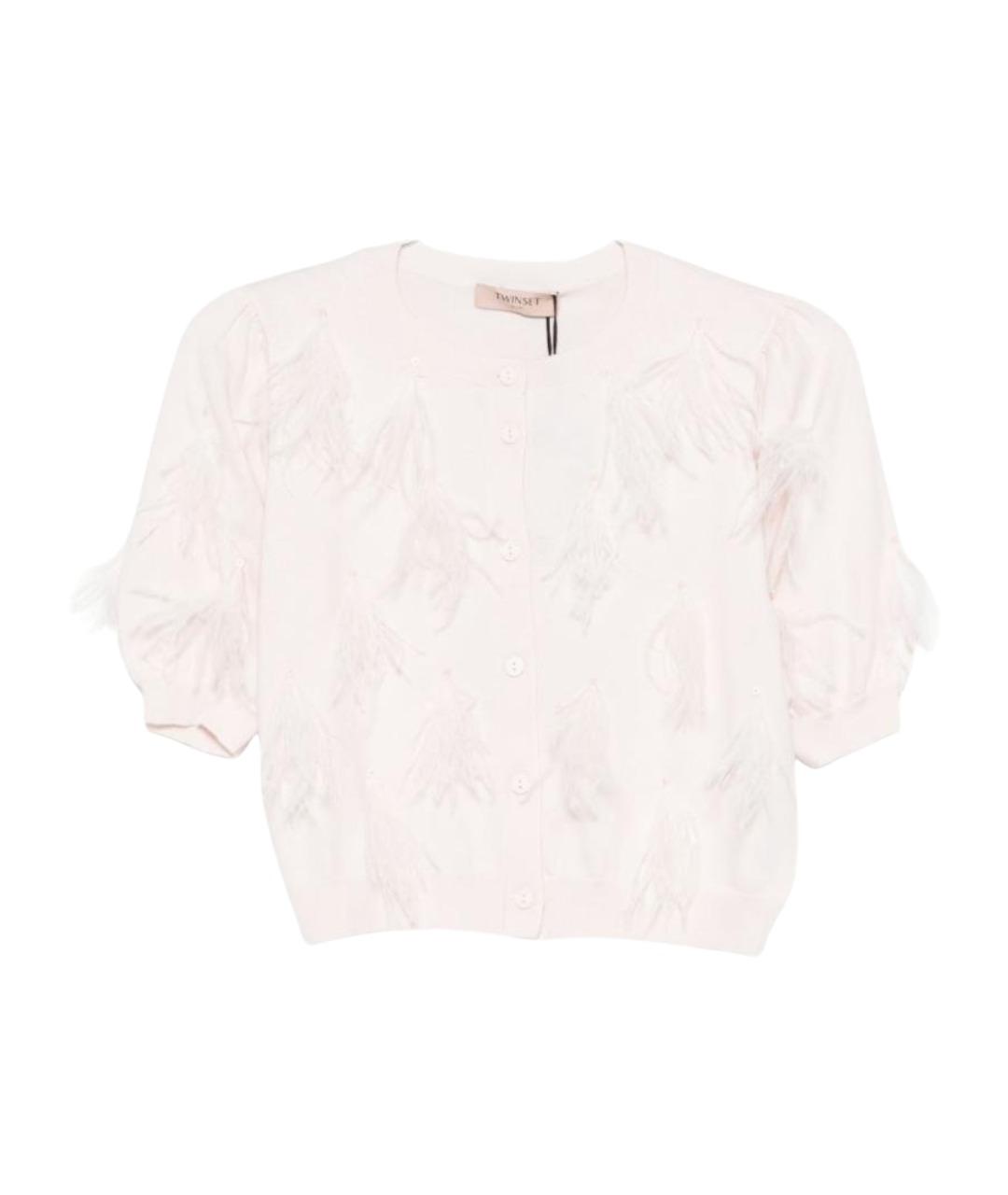 TWIN-SET Бежевый кардиган, фото 1