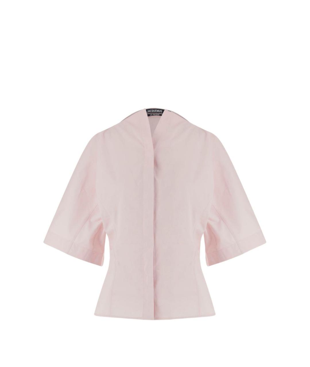 JACQUEMUS Розовая рубашка, фото 1